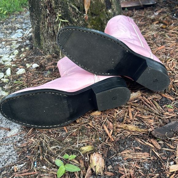 Pink leather Masterson Boot company boots - Picture 8 of 8